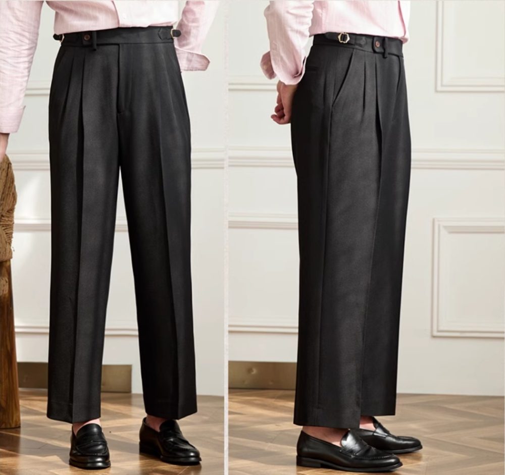 Wide-leg Casual Pants Breathable Non-ironing High Waist Loose Trousers - Image 5