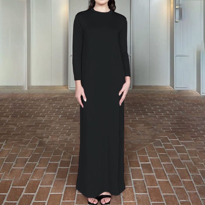 Middle East Muslim Women's Wear Round Neck Dress