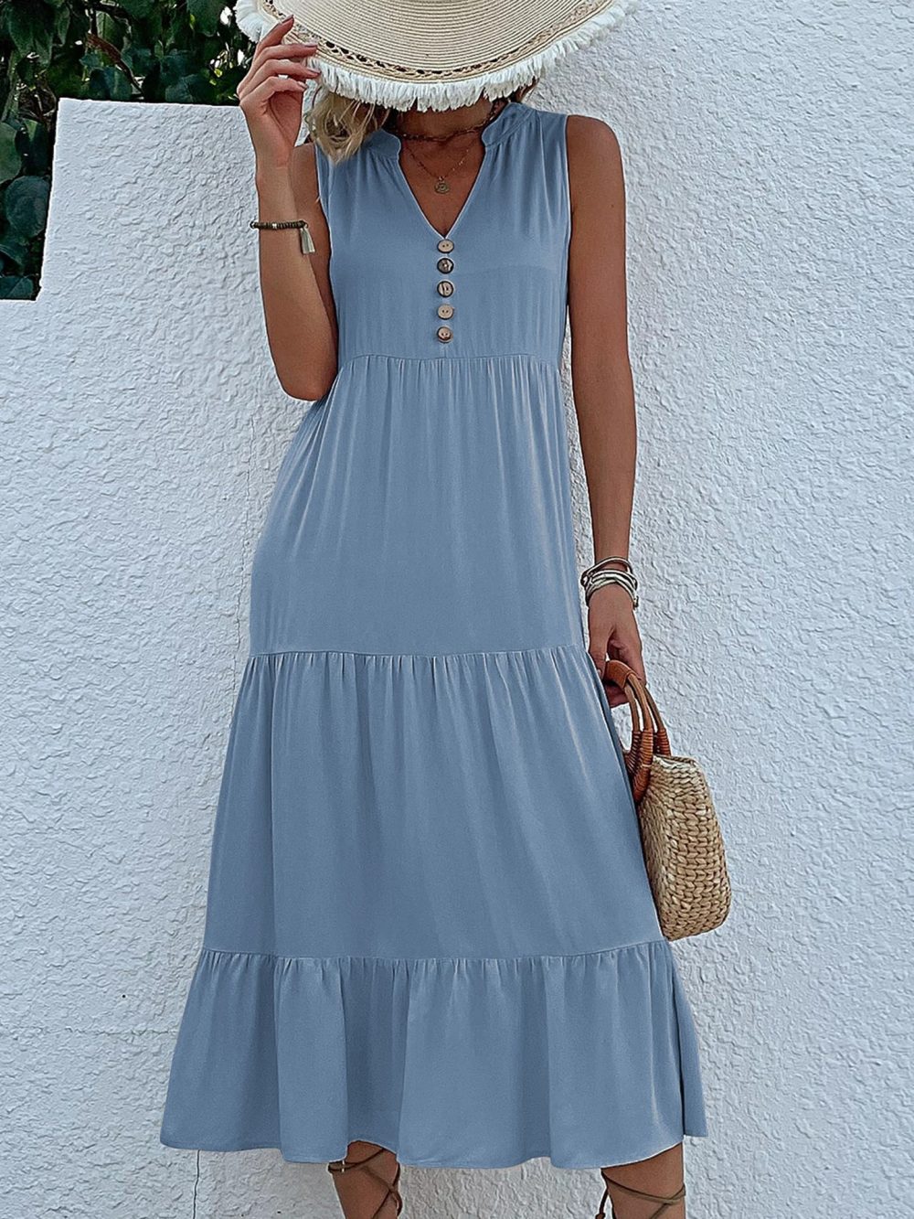 Cross Border Women's Button Dress - Image 7
