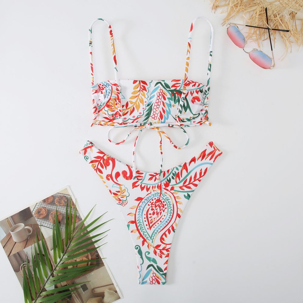 Printed Split Swimsuit European And American Swimsuit - Image 10