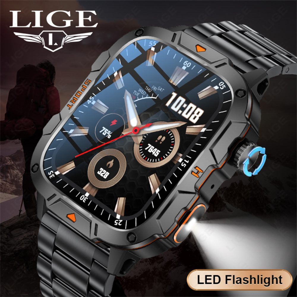 Square Large Screen Multi-function Sports Running Heart Rate Smart Watch - Image 3
