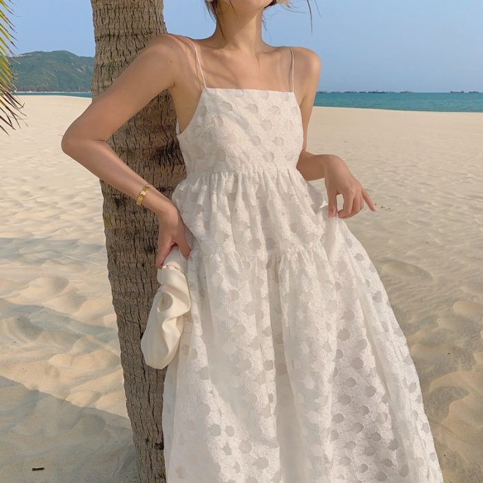 Seaside Vacation Beach Travel Photo Dress