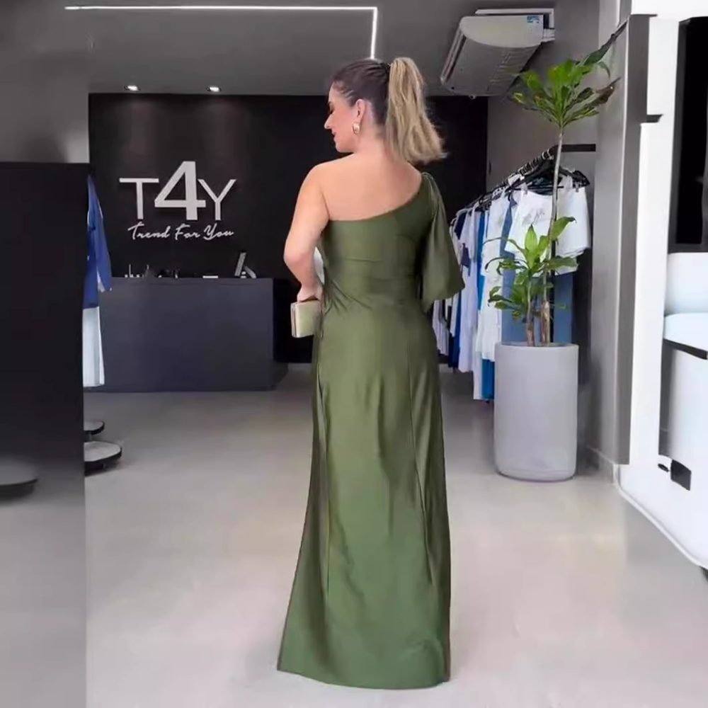 Fashionable Socialite Temperament Waist Tied Slim Fitting Long Skirt For Women - Image 2