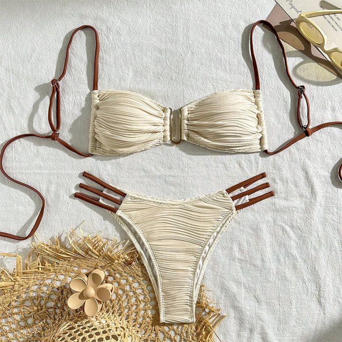 Women's Fashion Three-point Beach Hot Spring Swimsuit