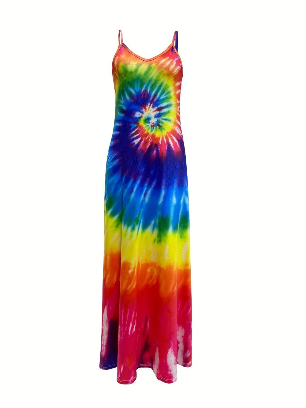 European And American Women's Clothing Summer New Suspender Printed Maxi Dress - Image 3