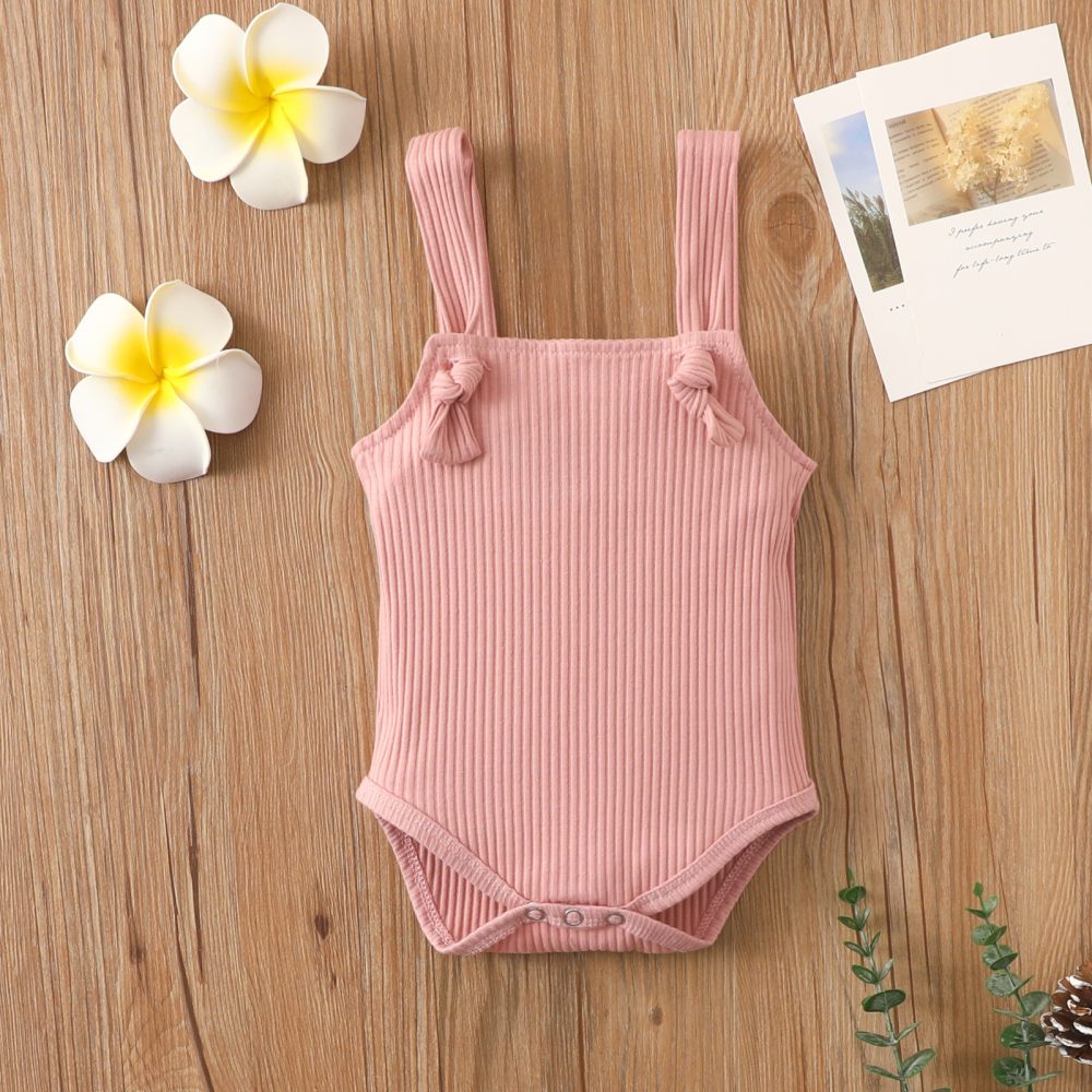 Baby Cotton Pit Strap Small Romper - Image 4