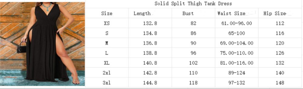 Women's V-neck Sleeveless Long Dress - Image 3