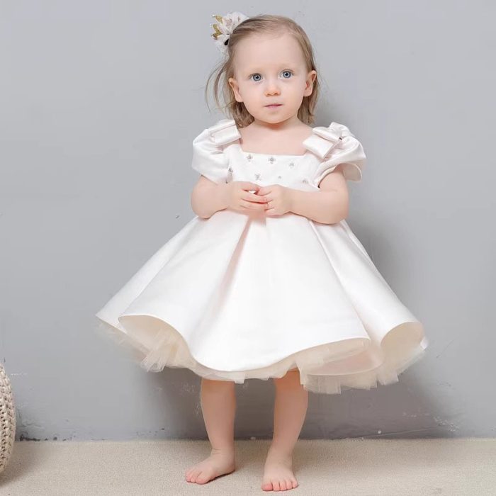 Baby Full-year Birthday Party Baby Puffy Gauze Princess Dress