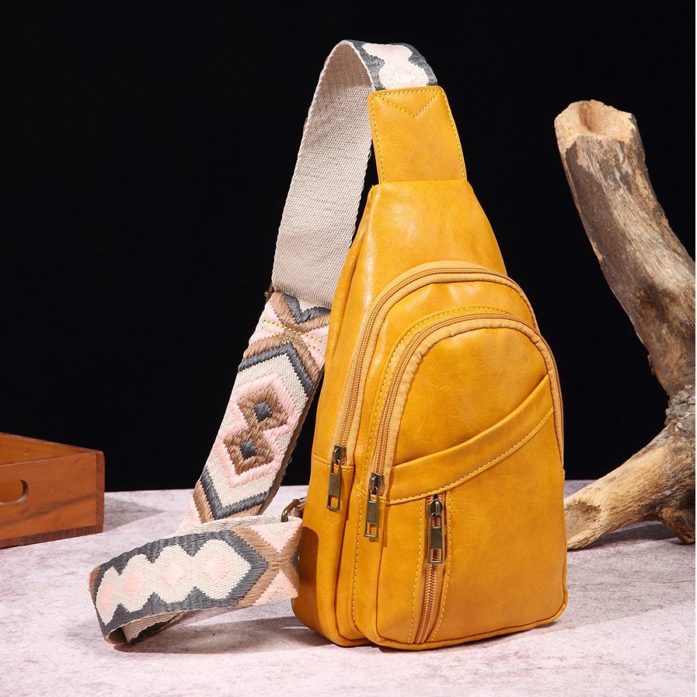 European And American Ladies Casual Fashion Retro Chest Bag - Image 5