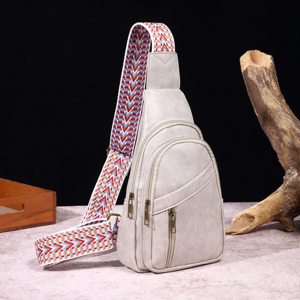 European And American Ladies Casual Fashion Retro Chest Bag - Image 7
