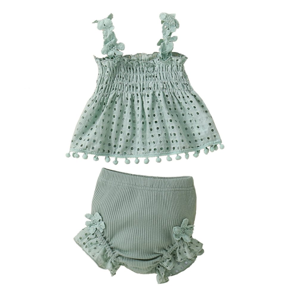 Baby Girl Infant Fashion Two-piece Suit - Image 5