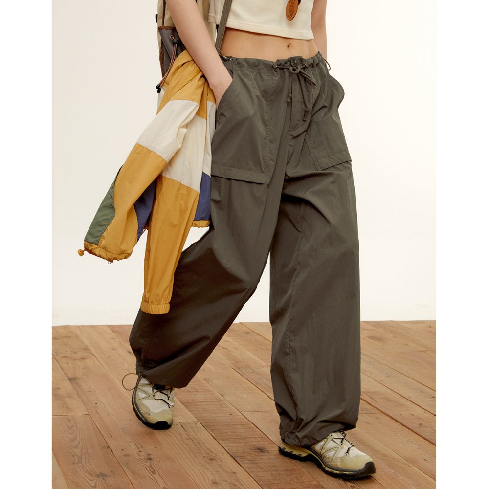 Women's Summer American-style Wide-leg Pants With Pockets - Image 2