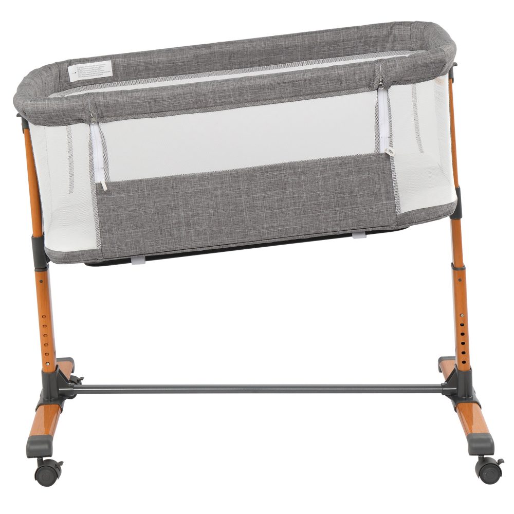 150D Encrypted Cationic Cloth , Grey, Bassinet Bed For Babies - Image 5