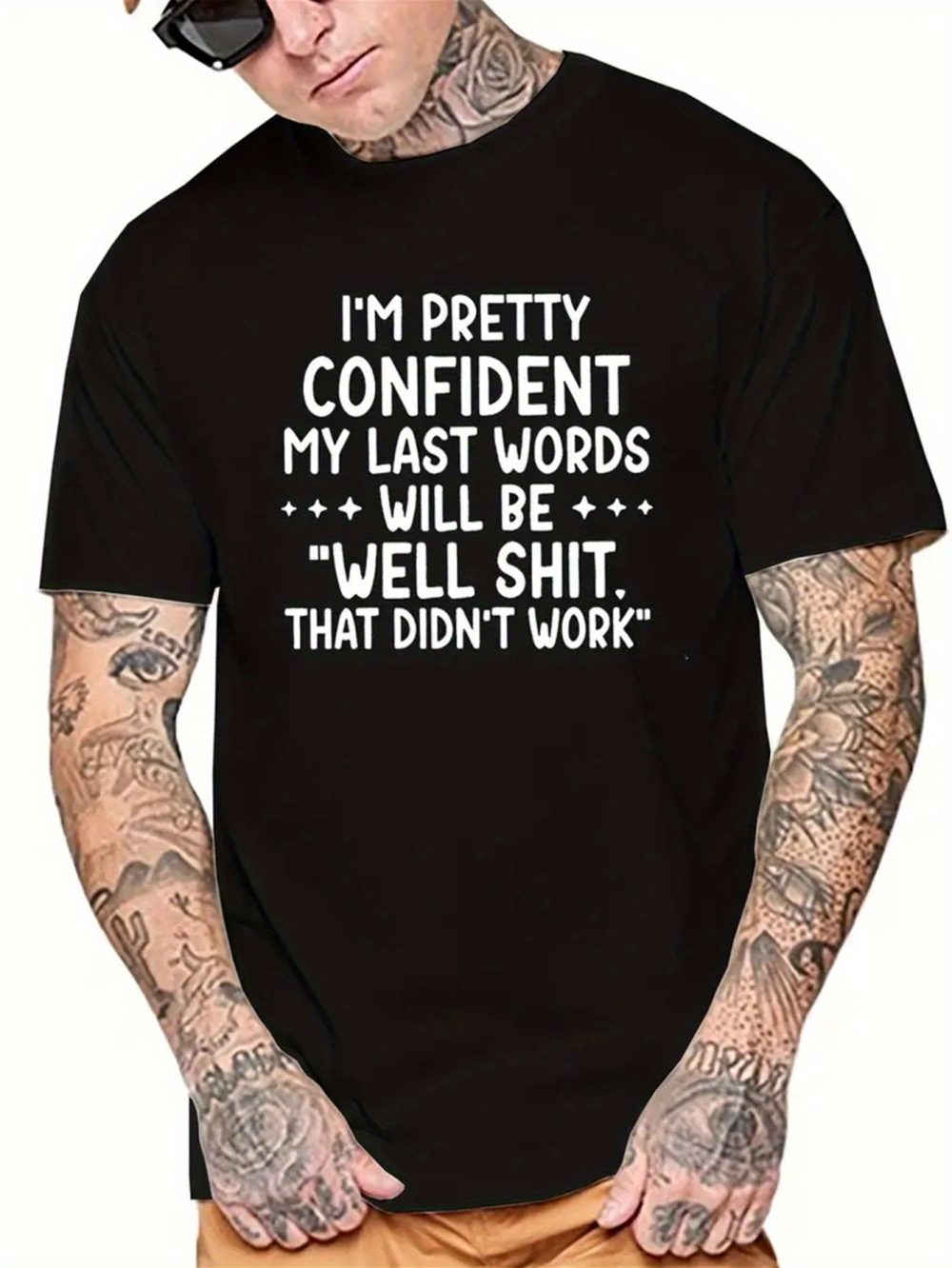 Men's Creative Tops, Casual Short Sleeved Round Neck T-shirts, Summer Outdoor Men's Clothing - Image 3