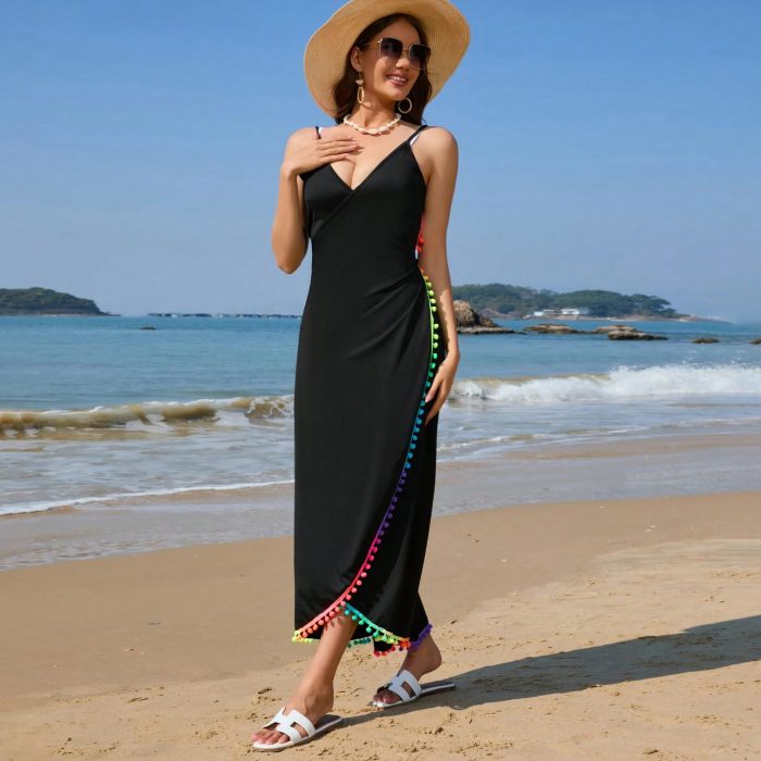 Fashion Personality Female Seaside Holiday Dress