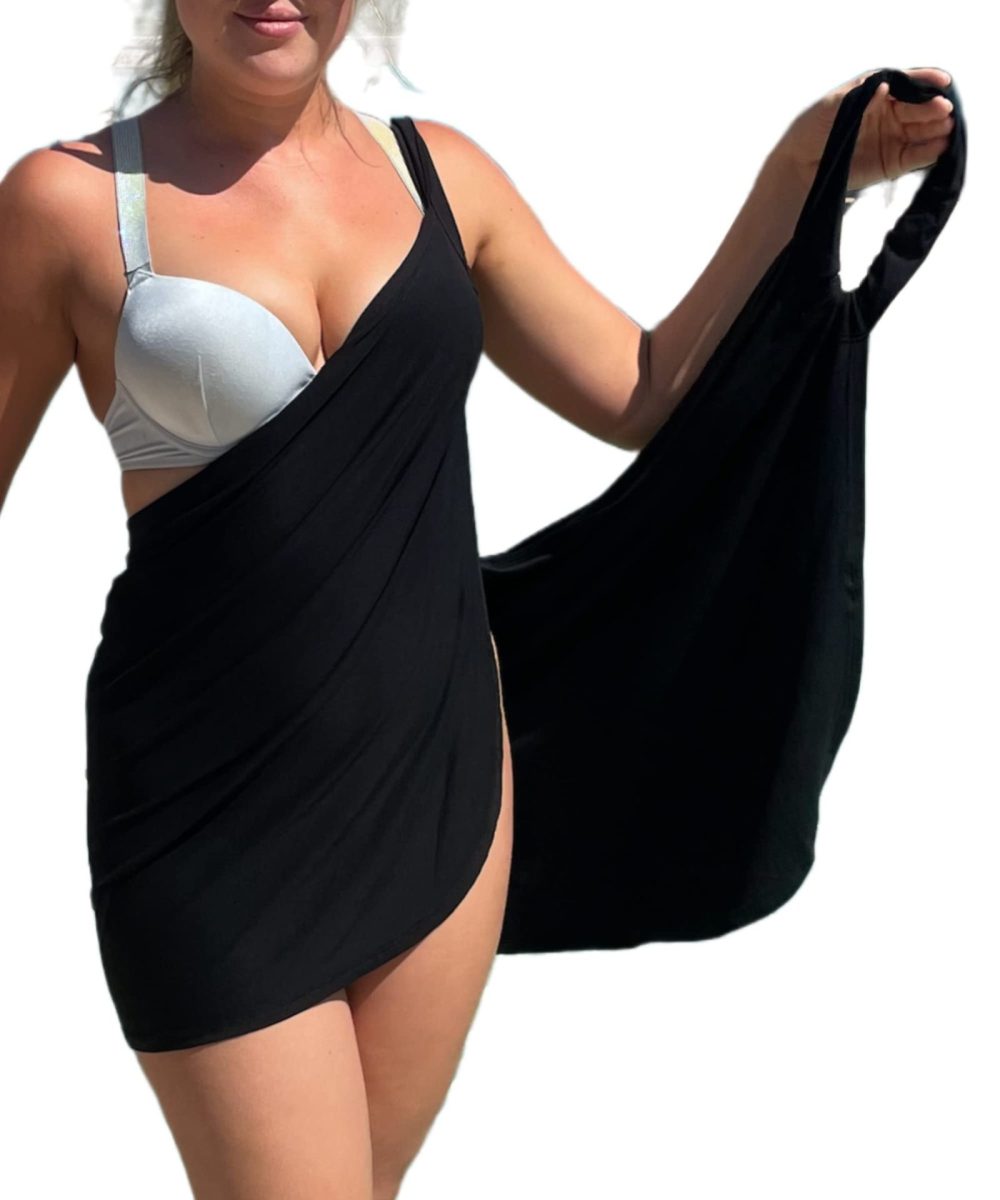 Solid Color One-piece Swimsuit For Women  Plus Size Backless Swimsuit - Image 8