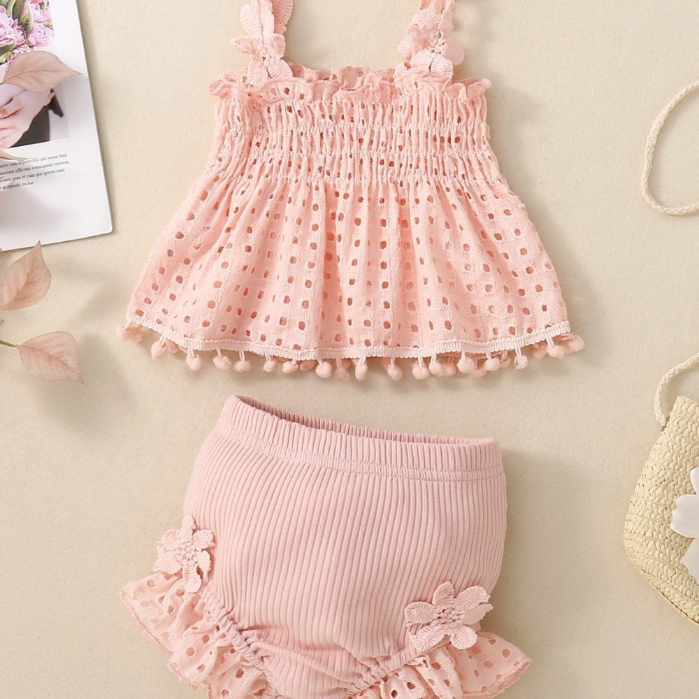 Baby Girl Infant Fashion Two-piece Suit - Image 3