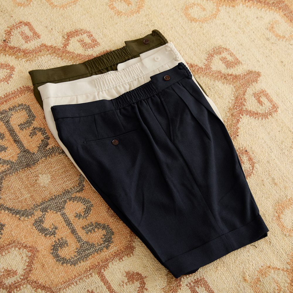 Linen Blended Summer Italian Retro Breathable Lightweight Casual Shorts Men - Image 6