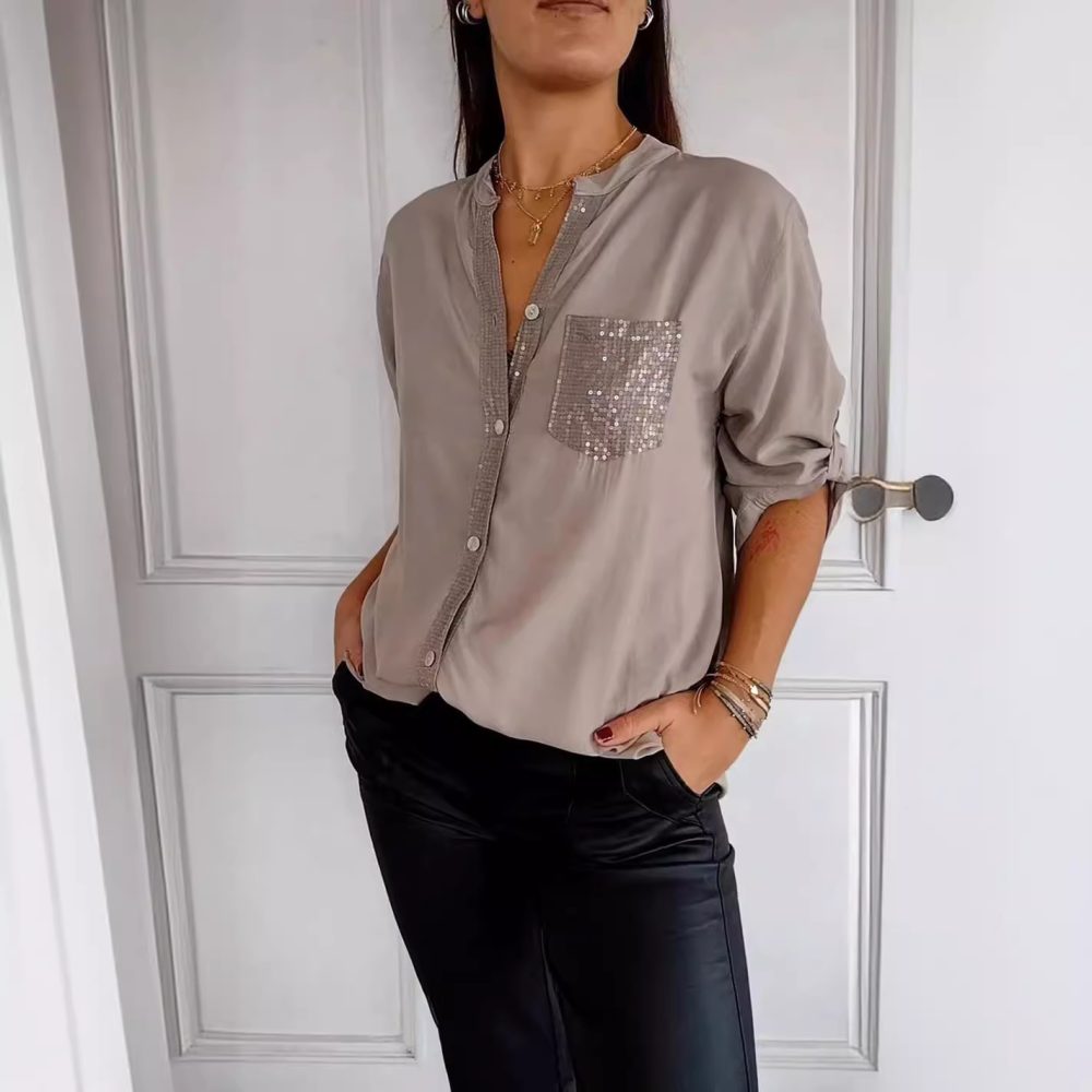 Commute Style Women's Summer Long-sleeve Casual Fashion Shirt - Image 4