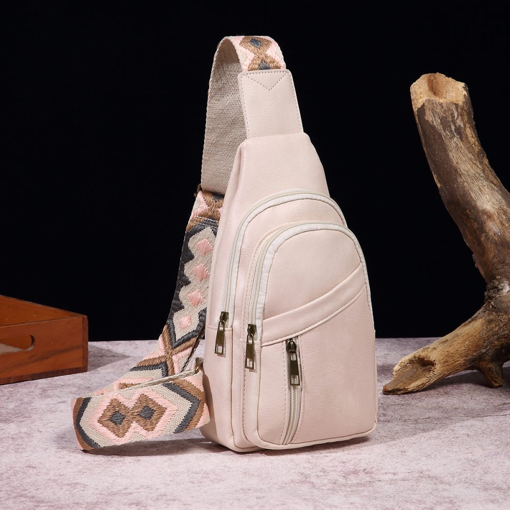 European And American Ladies Casual Fashion Retro Chest Bag - Image 9